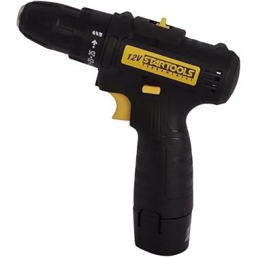 Imagem de Parafusadeira e Furadeira a Bateria 12V com Mandril 3/8”, 25 Níveis de Velocidade, Função Reversível, LED Iluminação, Bivolt, Compacta e Leve – 1 Bateria 1.5Ah Inclusa