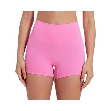 Imagem de Shorts De Yoga Femininos Sexy Em Cor Sólida, Confortáveis E Macios, Sh
