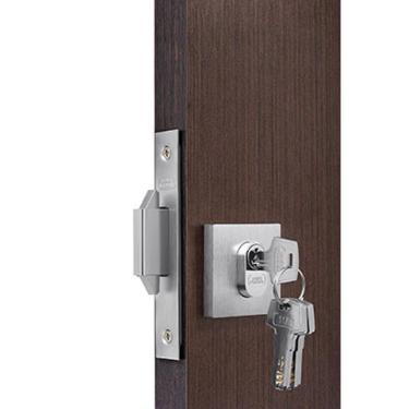 Imagem de Fechadura Máquina 45 Porta Correr Roseta Quadrado Cromado