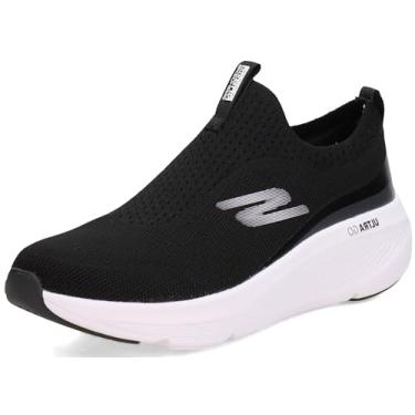Imagem de Skechers Go Run Elevate-Hot Streak Tênis feminino, Preto/branco, 9.5 Wide