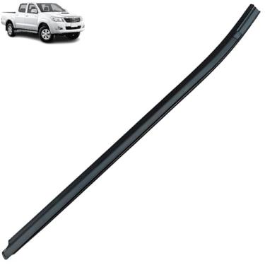 Imagem de Pestana Externa Moldura Borracha Guarnição Acabamento Porta Traseira Esquerda Passageiro Hilux 2005 2006 2007 2008 2009