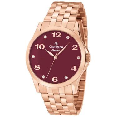 Imagem de Relógio Champion Feminino Rosê Vermelho Cn26260i