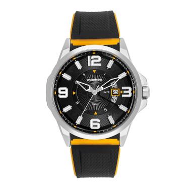 Imagem de Relógio Mondaine Masculino Amarelo Preto Prata 32881g0mvni2