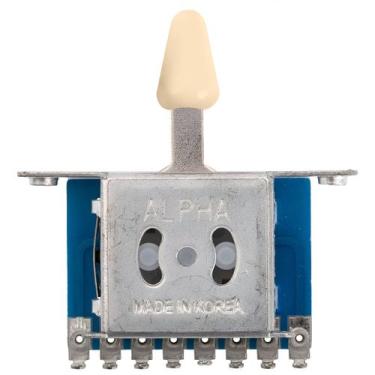 Imagem de Chave Seletora Alpha 3 Posições Para Guitarra - Knob Creme