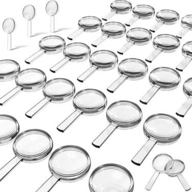 Imagem de Lupas Sumind 40 peças de plástico 3X 25mm