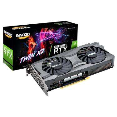 Imagem de Placa De Video Inno3d Geforce Rtx 3060 Twin X2 12gb Gddr6 192-bit N30602-12d6-119032ah