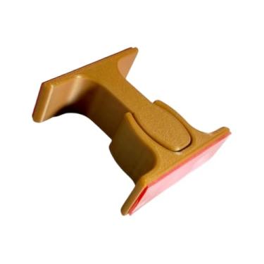 Imagem de Kit Trava Porta MagnéTica 3/5 PeçAs – Fixador Para Porta E Parede, Em Dois Tamanhos, ImpressãO 3d(3 Marrons Curtas)