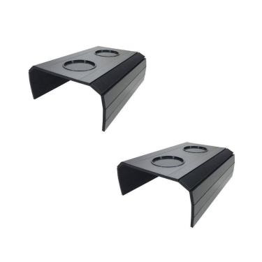 Imagem de Kit 2 Suporte Porta Copos Braço Sofá Casa Moveis Decoração