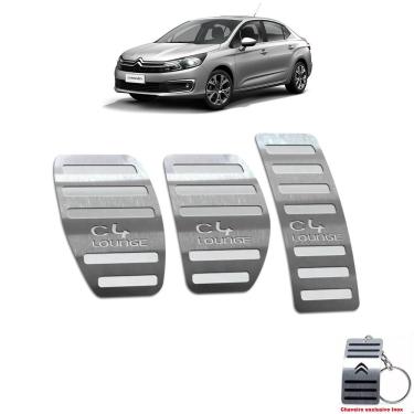 Imagem de Pedaleira Citroen C4 Lounge Manual Todos Os Modelos Aço Inox