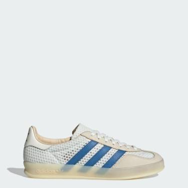 Imagem de adidas Tênis masculino Enegrn/Owhite/Magbei Gazelle Indoor Energy greenOff Branco/Bege mágico 34 EUA, Multi, 11 Wide
