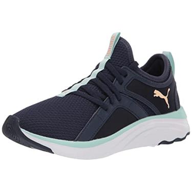 Imagem de PUMA Tênis infantil unissex Sophia Ombre, Pavão - casca de ovo - azul - puma branco, 6.5 Big Kid