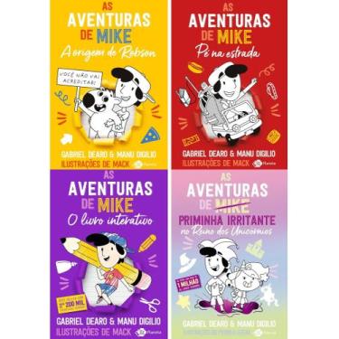 Imagem de Kit As aventuras de Mike vol. 4, 5 + Livro interativo + As aventuras d