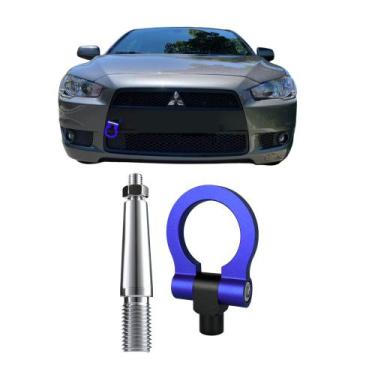 Imagem de Engate Reboque Lancer Evo TowHook Japones Esportivo Azul - Estilo Br