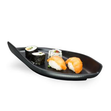 Imagem de Travessa sushi sashimi oval 28cm - melamina 100% profissional