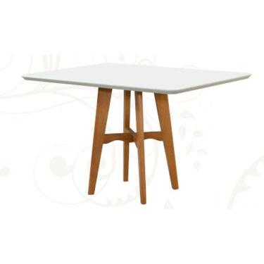 Imagem de Mesa de Jantar Base de Madeira - Milão-1,20x0,90m- Art Salas