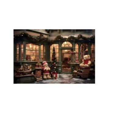 Imagem de Painel Fundo de decoração tema Natal Em Tecido 2,20 X 1,70m (21 Modelos de Paineis) (20)