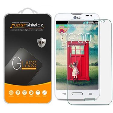 Imagem de (Pacote com 2) Protetor de tela de vidro temperado Supershieldz projetado para LG Optimus L70, 0,33 mm, antiarranhões, sem bolhas