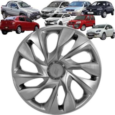 Imagem de Calota Universal modelo Ds4 14 polegadas Graphite Parafuso