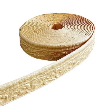 Imagem de Borda de papel de parede, acabamento de parede, linha de acabamento de parede impermeável 3D contorno borda autoadesivo decalque de parede removível parede quarto azulejos adesivo para cozinha