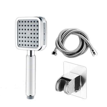 Imagem de WYUYIWH Cabeça de chuveiro pressurizada de mão cabeça de chuveiro pressurizada doméstica cabeça de chuveiro banheiro chuveiro