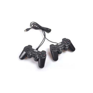 Imagem de Pack Kit 2 Joystick Control Analog Command USB para PC e contras