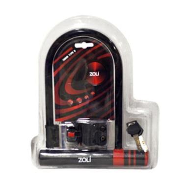 Imagem de Cadeado trava tipo u chave k5 180x245mm - ZOLI