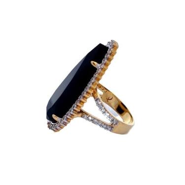 Imagem de Anel em quartzo negro - Deise Machado, Único