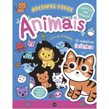Imagem de Livro - Adesivos Fofos - Animais