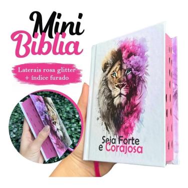 Imagem de 10X Mini Bíblia Feminina Infantil De Bolsa Com Índice Letra