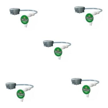 Imagem de Kit 5 Tubos Chopeira Heineken Beertender Krups B100 - F057 - Arno