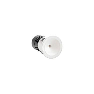 Imagem de Spot De Embutir Nordecor Auko Ono Mini Redondo Led Alto Irc 90 1w Bivolt Branco 3000k Luz Amarela 6532