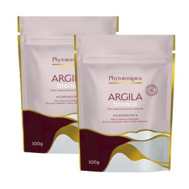 Imagem de 2X Argila Branca Iluminadora Facial e Corporal Phytoterapica - Phytote
