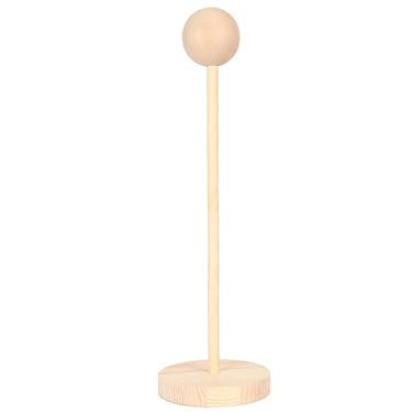 Imagem de Porta-perucas Altas para Perucas Longas, Porta-perucas de Madeira Multiuso, Suporte Estável para tricô e Modelagem de Cabelo, Feito de Material de Tora, Display e Loja (registro 2)