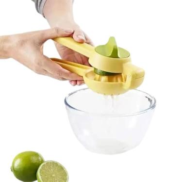 Imagem de Espremedor Manual 2 em 1 Limão e Laranja Para Suco Natural e Caipirinha