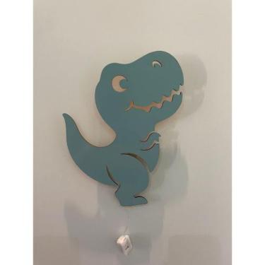 Imagem de Placa Luminosa Infantil Dinossauro  Decoração Criativa para Quarto de 