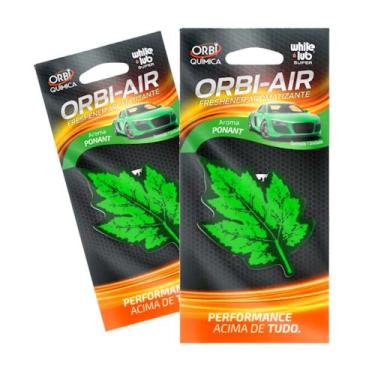 Imagem de 2 Aromatizadores automotivo folha perfumada aroma Ponant - Orbi