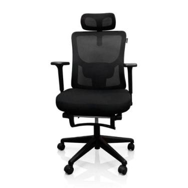 Imagem de Cadeira Escritório Ergonômica Diretor Ajustável Reclinável - MIXTOU