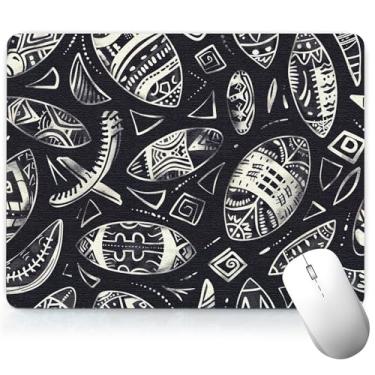 Imagem de Tapete de mesa de bola de couro, mouse pad de arte colorida, teclado de computador, mouse pad para jogos, protetor e capa à prova d'água, capa decorativa de couro PU, tapete de mouse para laptop