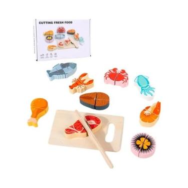 Imagem de Brinquedo Educativo De Cozinha De Madeira Montessori Para Crianças, Jo