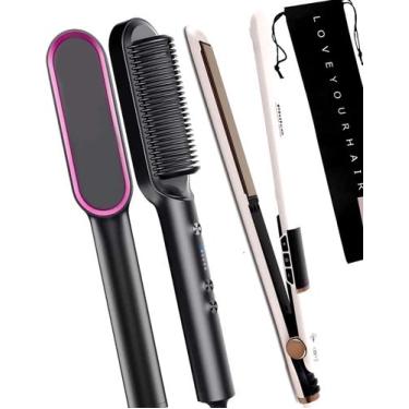 Imagem de Prancha De Cabelo Philco Titanium Profissional Salão Digital Ions 450f