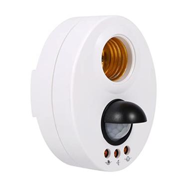 Imagem de Zerodis Soquete de Luz Com Sensor de Movimento IR E27, Suporte de Lâmpada de Indução de Corpo Humano, Base de Interruptor Automático 110-250V para Soquete de Lâmpada de Decoração de Jardim