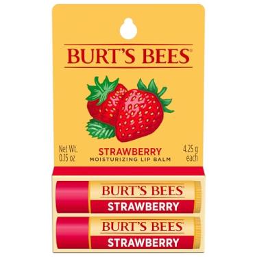 Imagem de Strawberry Moisturizing Lip Balm Twin Pack by Burts Bees for Unisex - 2 x 0.15 oz Lip Balm