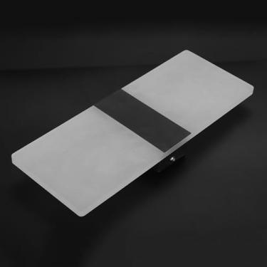 Imagem de Cryfokt Luminária de Parede Led Moderna Rotativa, Arandela Acrílica Interna para Quarto, Sala de Estar, Corredor, Liga de Alumínio, Concha Fosca (14 * 6)