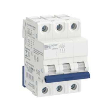 Imagem de Minidisjuntor Tripolar 32a Mdwp-C32-3 Curva C 400Vca Weg