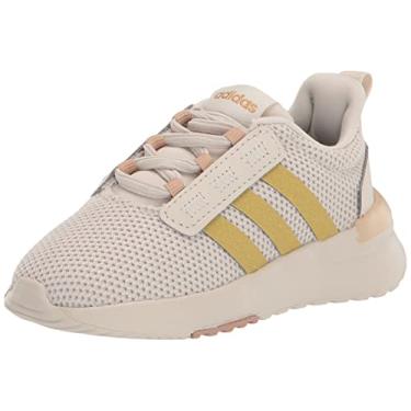 Imagem de adidas Tênis de corrida unissex-infantil Racer TR21, Alumínio/dourado metálico/bege mágico, 10 Toddler