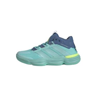 Imagem de adidas Tênis feminino de vôlei Court Stabil, Flash Aqua/Flash Aqua, 42