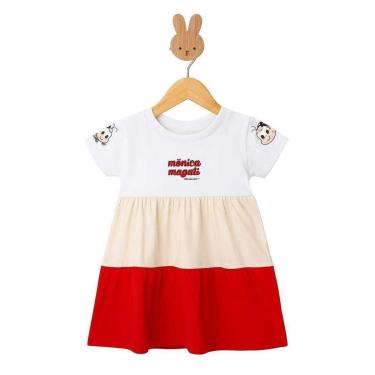 Imagem de Vestido Infantil Verão Três Marias Mônica E Magali - By Gus-Feminino