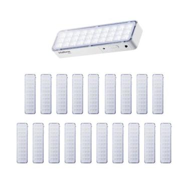 Imagem de Kit 20 Luminária De Emergência 30 LEDS LEA31 Intelbras
