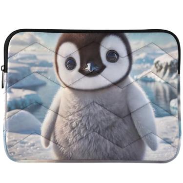 Imagem de Capa fofa para notebook com estampa de animal pinguim fofo para Macbook Pro 14 polegadas, capa de laptop fofa, 13 a 14 polegadas, universal