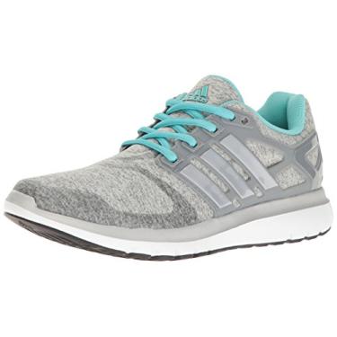 Imagem de adidas Tênis de corrida feminino Energy Cloud V, Cinza médio/metálico/prata/menta fácil, 10